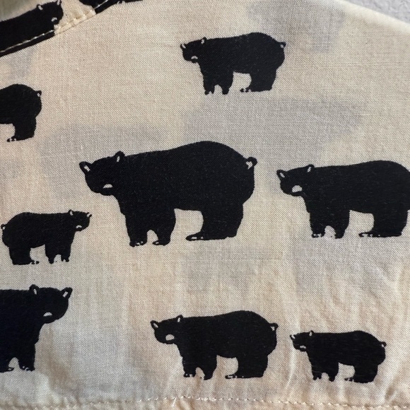 Maeve by Anthropologie Woodland Walk Black and Cream 3/4 Sleeve Blouse - Picture 5 of 10